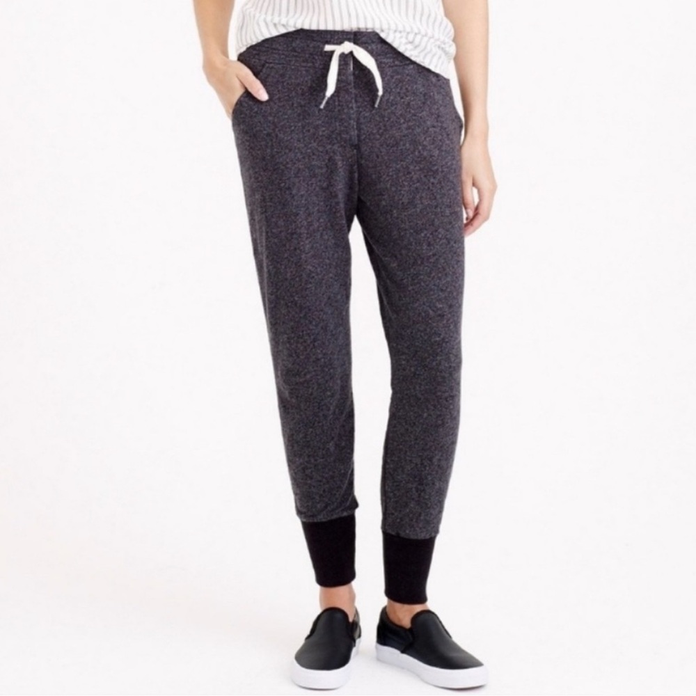 NWT J. CREW Skinny trouser sweatpants in Dark Gray Size Small